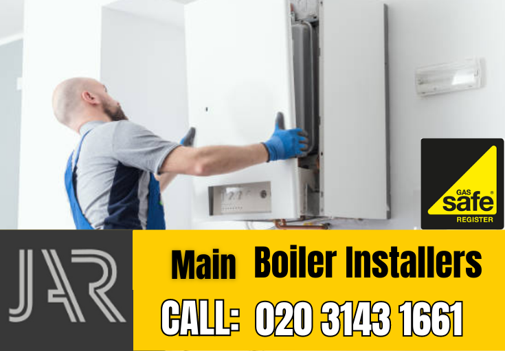 Main boiler installation Canning Town